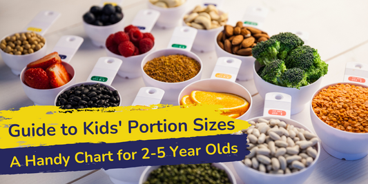 Guide to Kids' Portion Sizes: A Handy Chart for 2-5 Year Olds