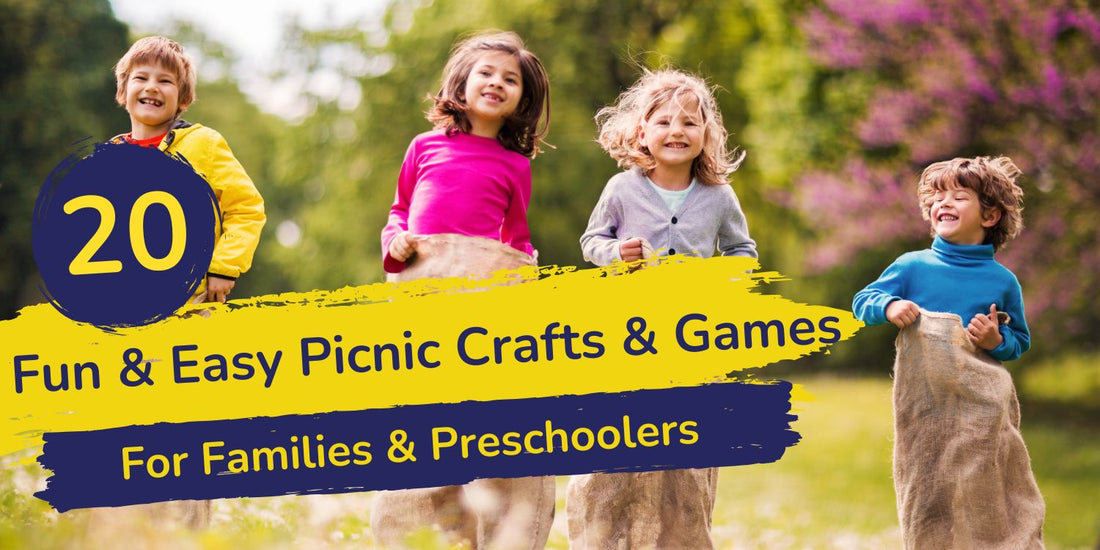 20 Fun & Easy Picnic Crafts & Games for Families & Preschoolers